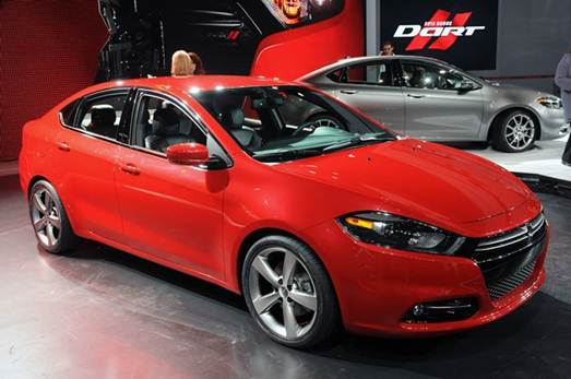 Description: The Dodge Dart's design hits on all cylinders and the Carbon Fire SEMA car shows the sedan's sinister side.