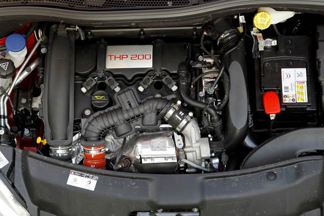 197bhp turbocharged 1.6-litre engine on the 208 GTi ensured suitable pace for a hot hatch