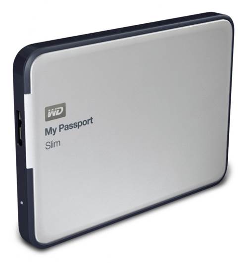 Description: Western Digital's My Passport Slim 2 TB portable hard drive is about $180