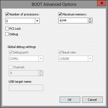 Use advanced boot options to help troubleshoot specific types of problems.