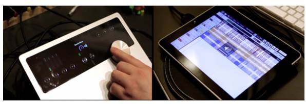 As Miles mentions in the video, connecting your Apogee Quartet to the iPad is as simple as plugging in the cable