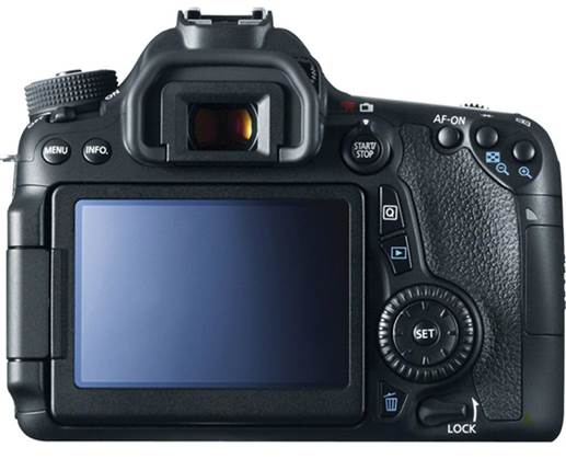 Description: Screen of Canon 70D camera