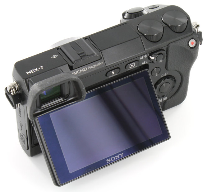 Sony NEX-7 Rear Angle