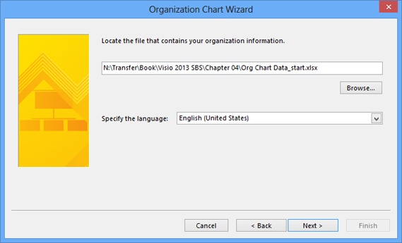 Visio 2010 Organization Chart Wizard