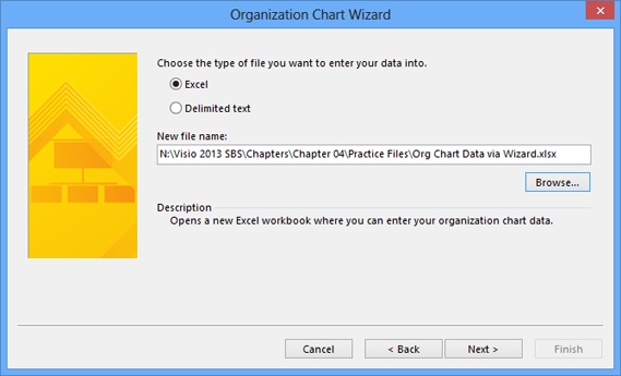 Excel 2013 Chart Wizard