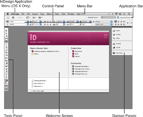 Adobe Indesign Cs5 Understanding Your Workspace Part 1 Exploring The Interface The Document Window Photoshop Dreamweaver Illustrator Indesign Flash Builder Fireworks Contribute Tutorials