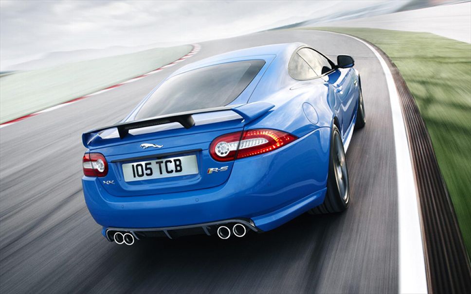 2013 Jaguar XKR-S Rear Three Quarter View