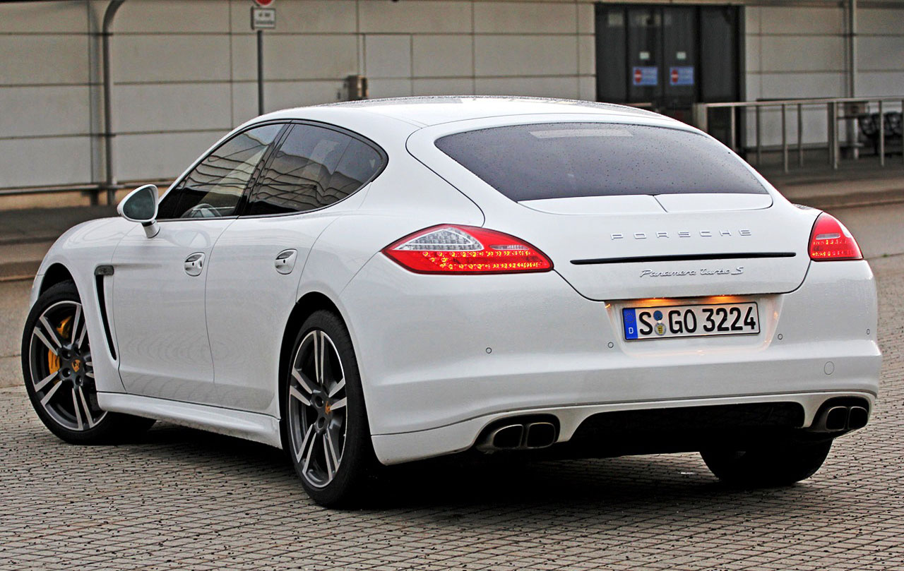 2013 Porsche Panamera Rear View