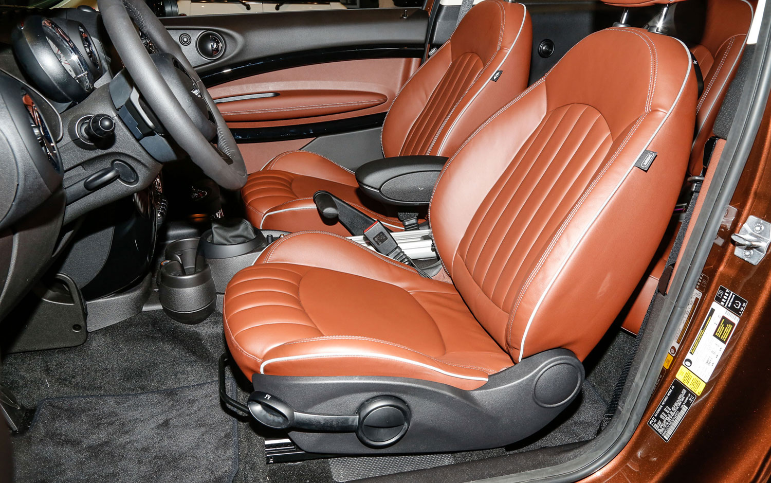 2014 Mini Paceman Brown Interior Design