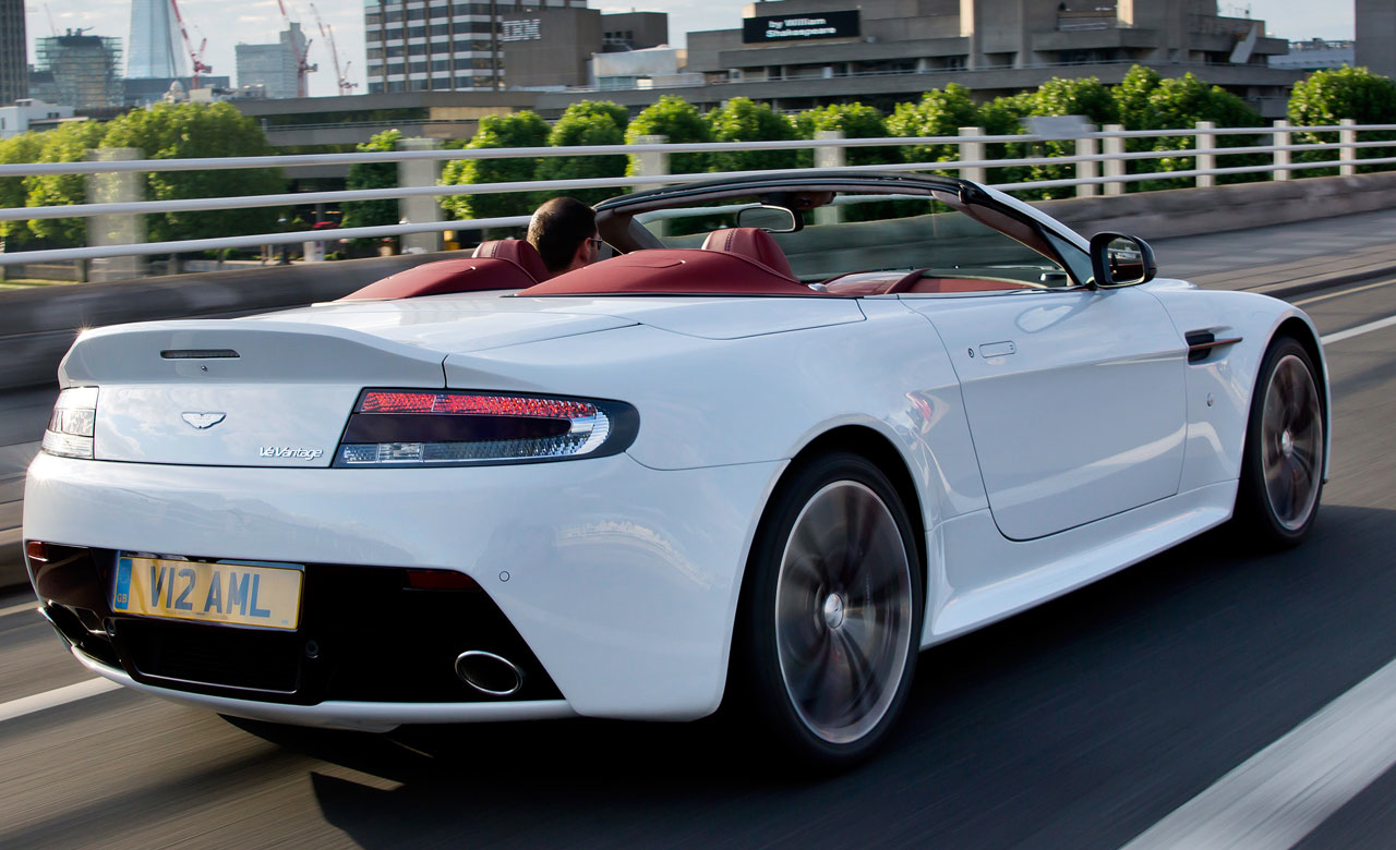 2013 Aston Martin V12 Vantage Roadster Rear View