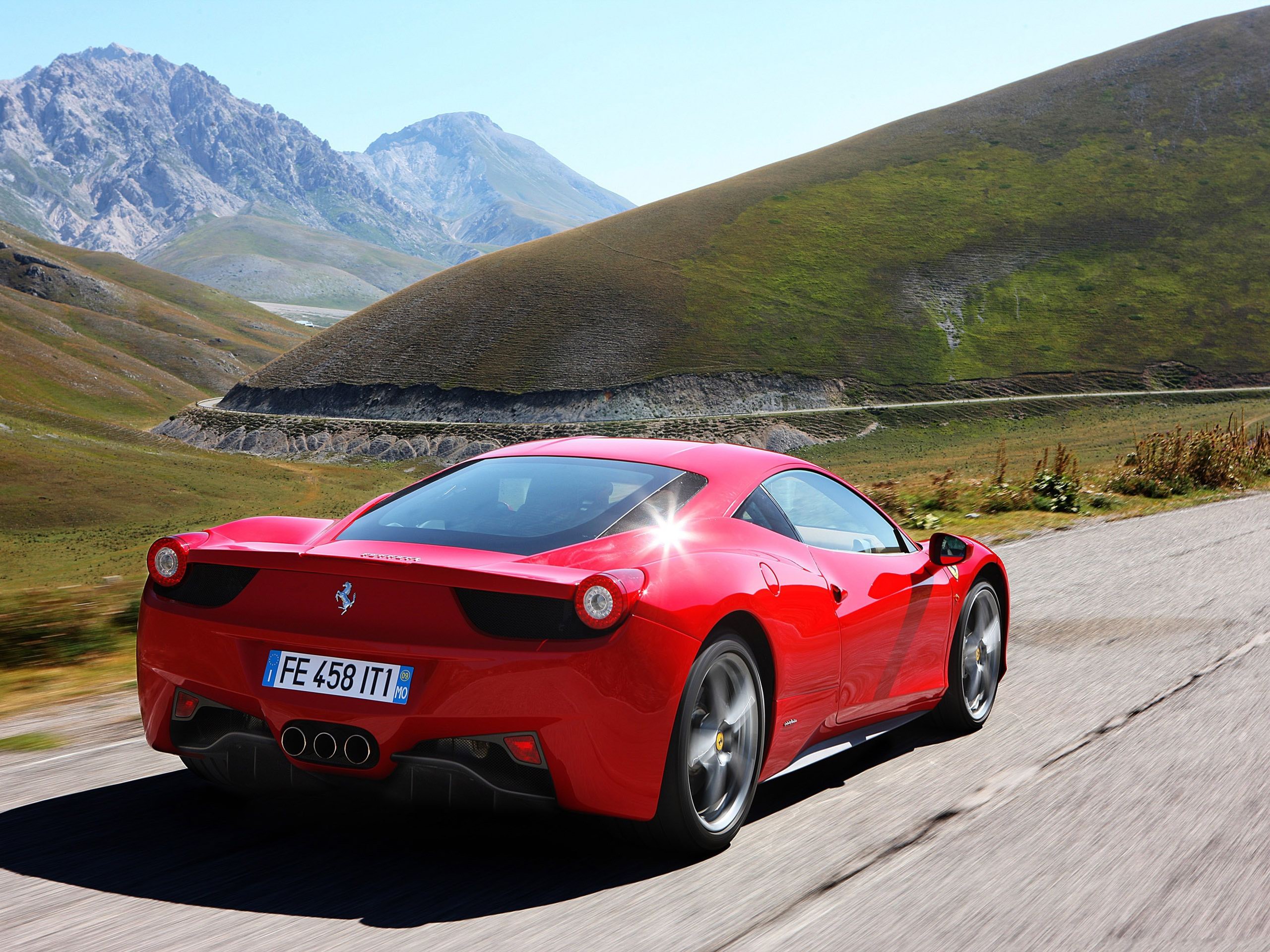 2013 Ferrari 458 Italia Rear View