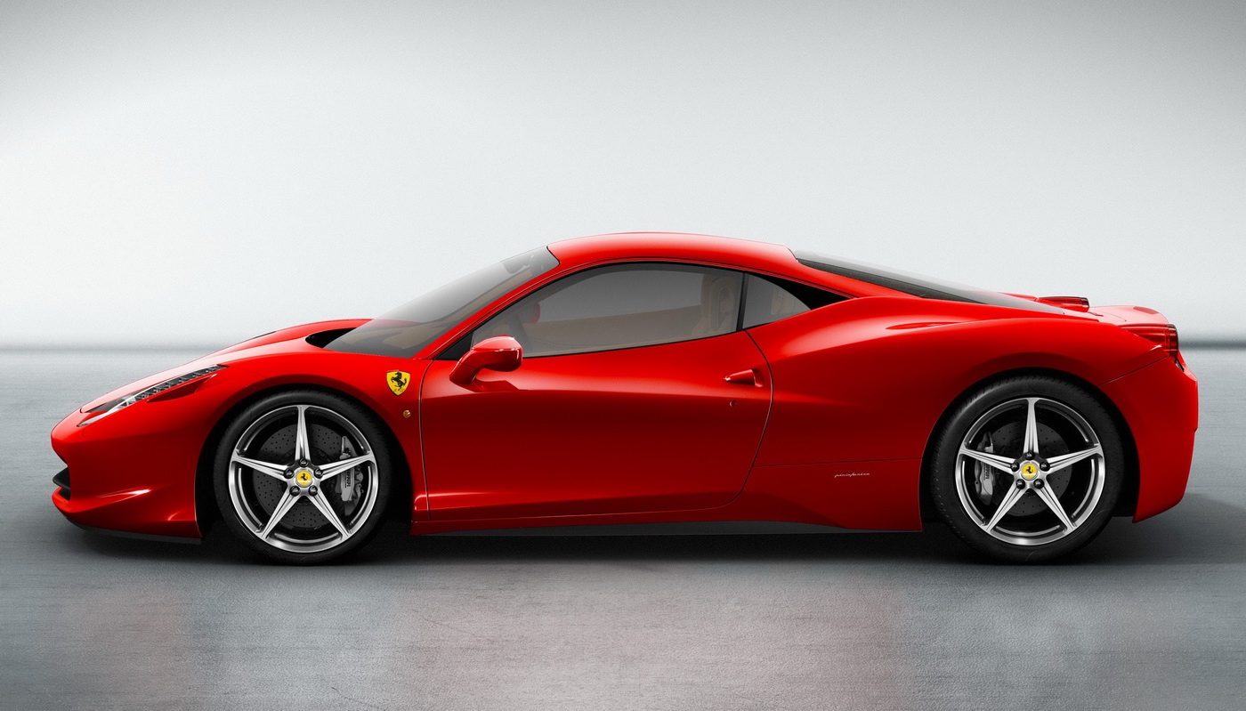 2013 Ferrari 458 Italia Side View