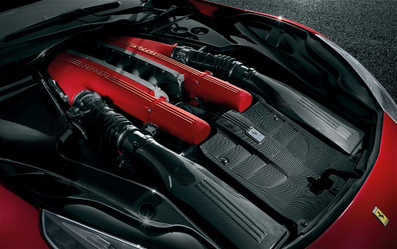 2013 Ferrari F12 Berlinetta Engine