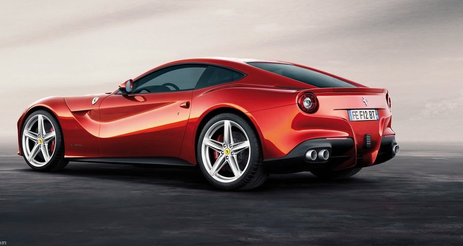 2013 Ferrari F12 Berlinetta Rear Angle