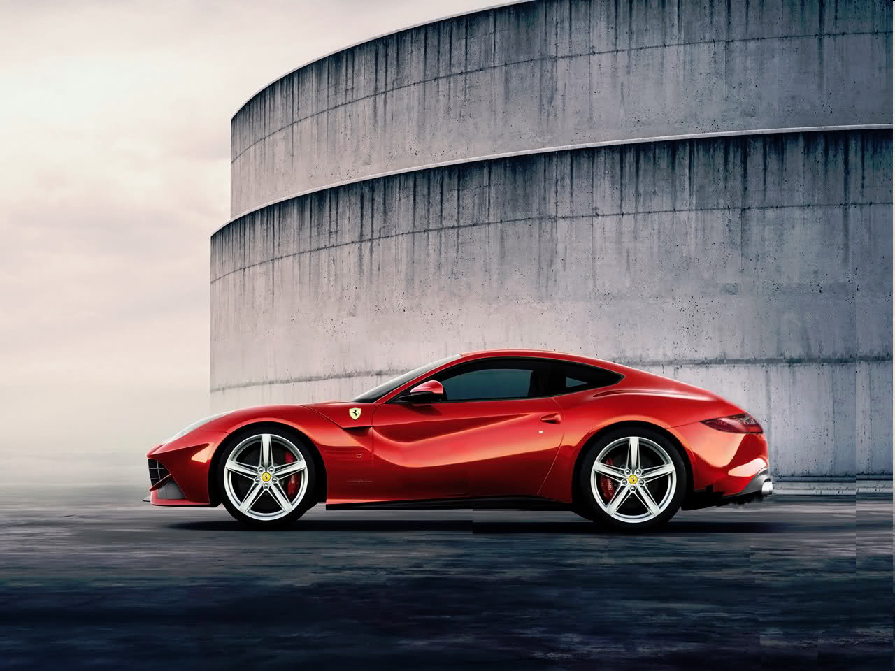 2013 Ferrari F12 Berlinetta Side View