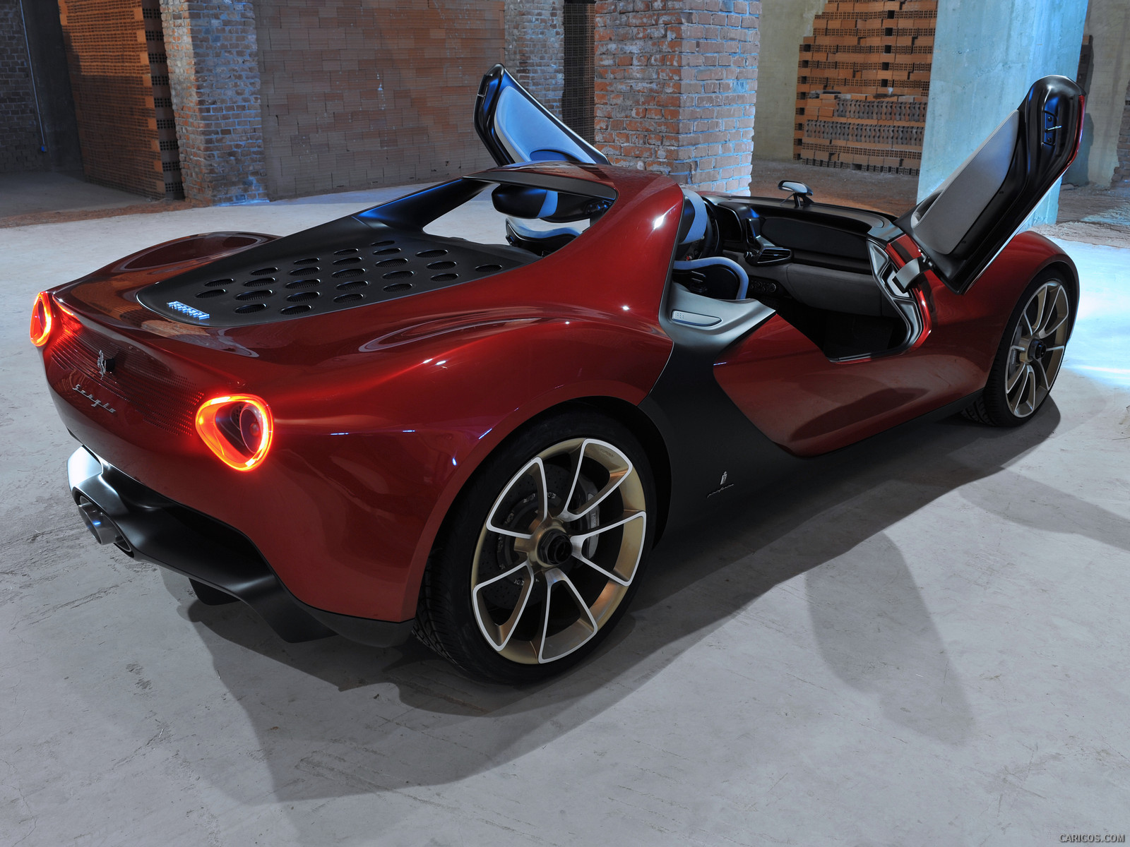 2013 Ferrari Sergio Concept Rear Angle