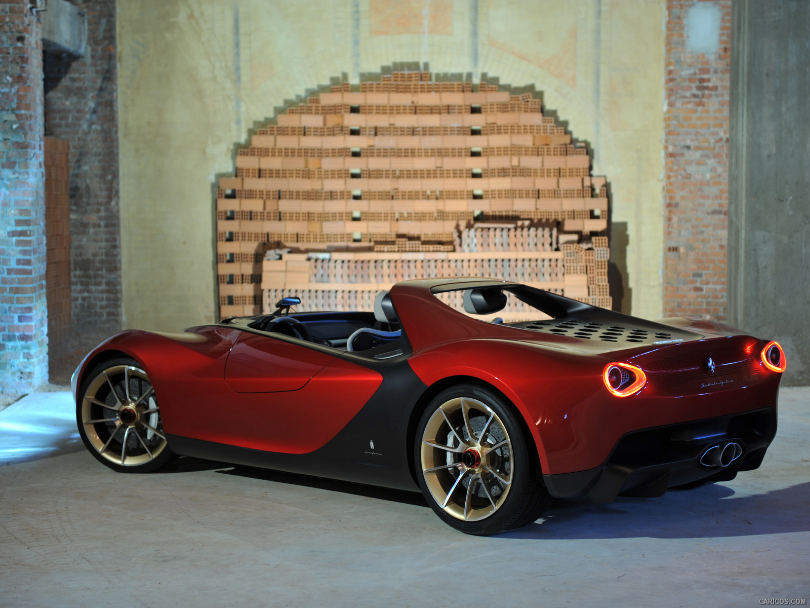 2013 Ferrari Sergio Concept Rear Three Quarter