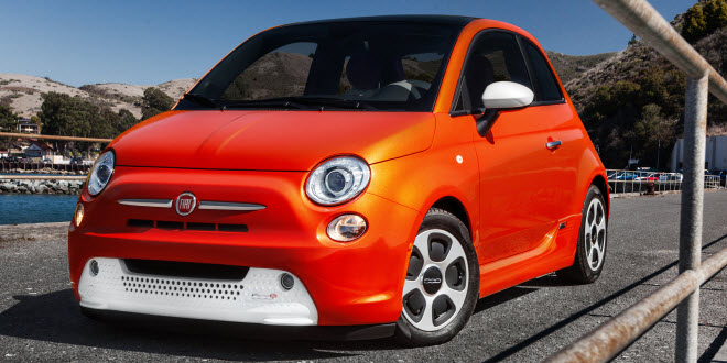 2013 Fiat 500E Front