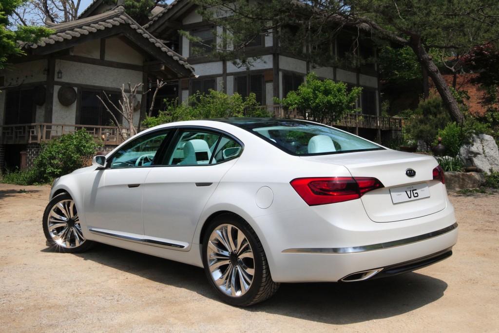 2013 Kia Cadenza Rear Side