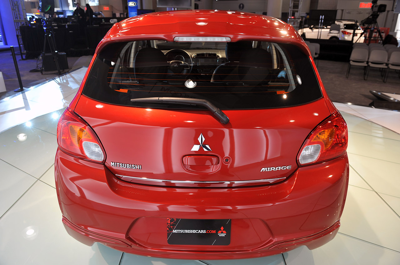 2013 Mitsubishi Mirage Rear End