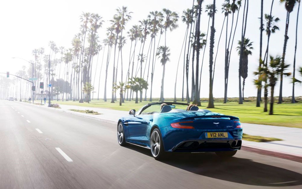 2014 Aston Martin Vanquish Volante Rear Angle