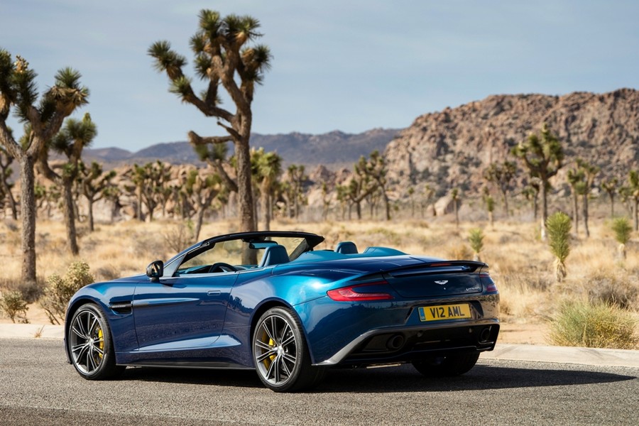 2014 Aston Martin Vanquish Volante Rear Three Quarter