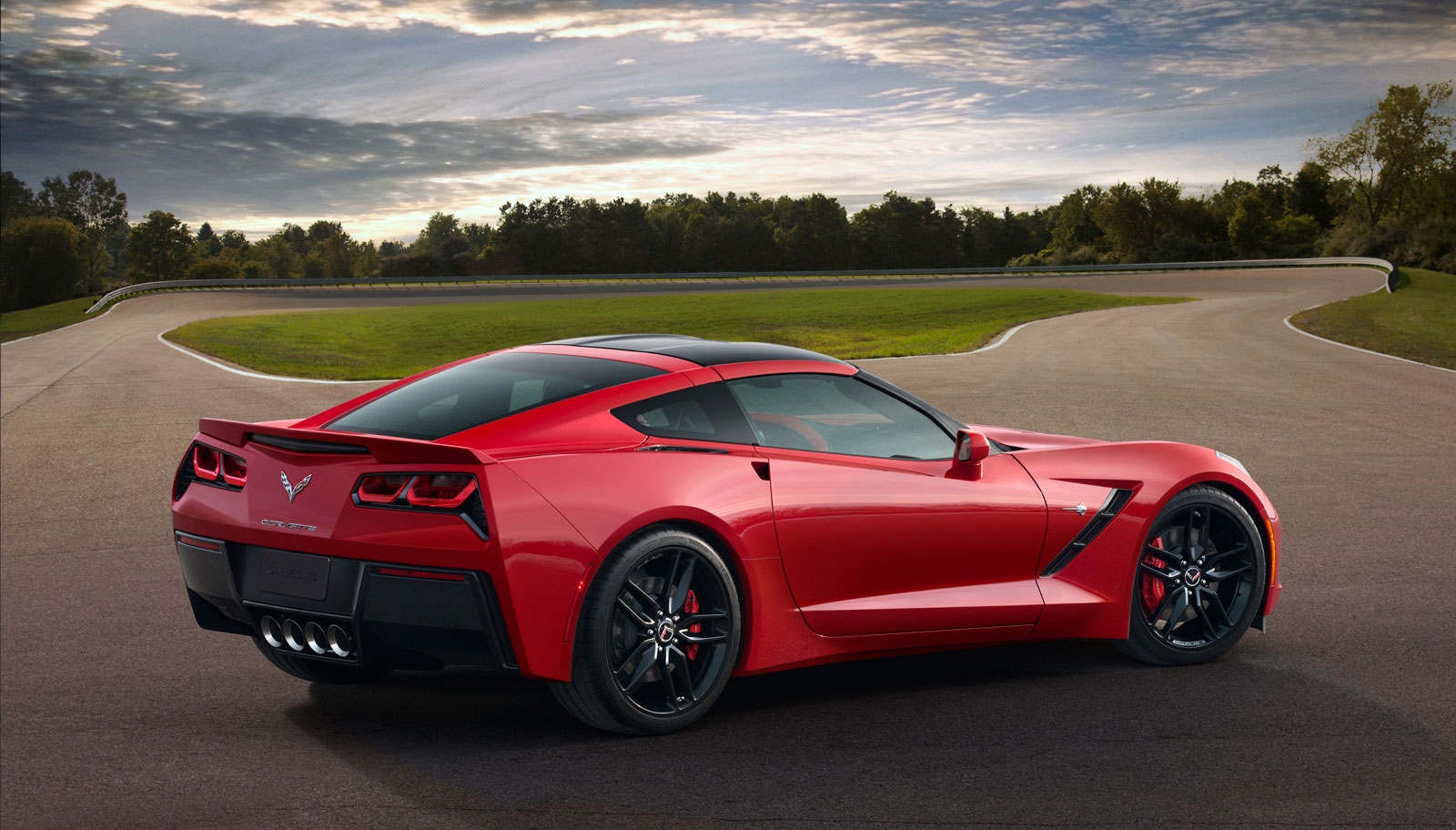 2014 Chevrolet Corvette Stingray Rear Angle