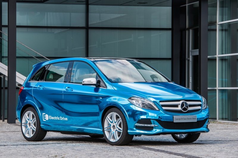 2014 Mercedes Benz B-Class Electric Drive Front View