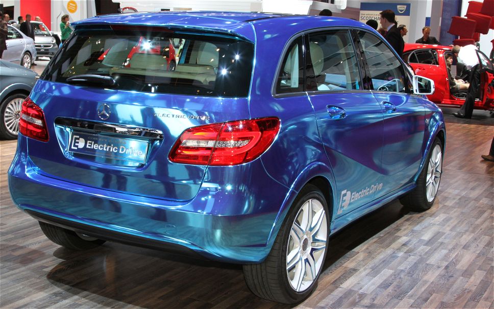 2014 Mercedes Benz B-Class Electric Drive Rear Design