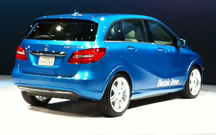 2014 Mercedes Benz B-Class Electric Drive Rear View