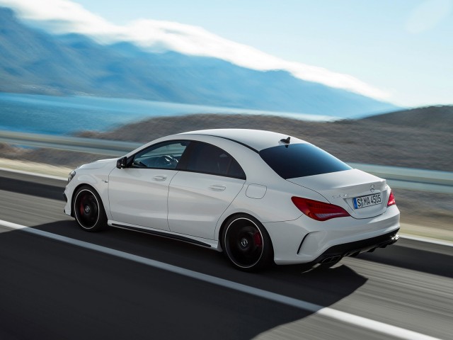 2014 Mercedes-Benz CLA 45 AMG Rear Side View
