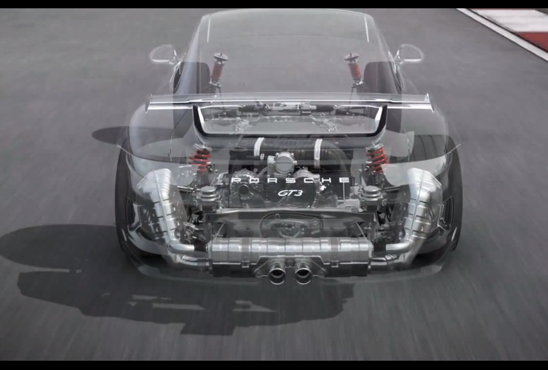 2014 Porsche 911 GT3 Engine View