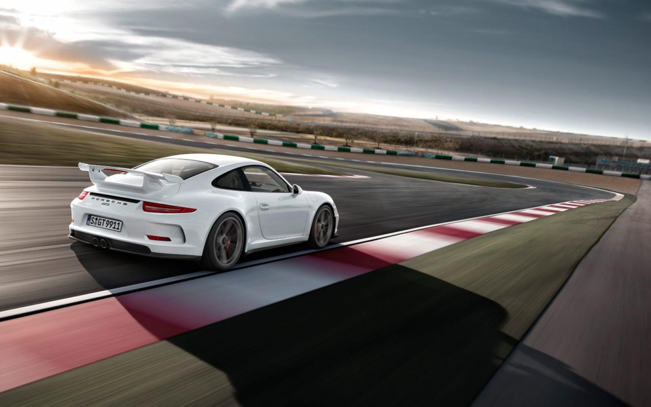 2014 Porsche 911 GT3 Rear Angle