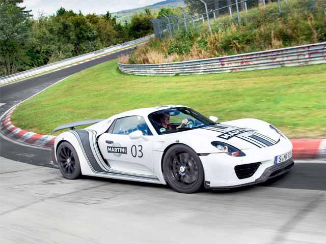 2014 Porsche 918 Spyder Side