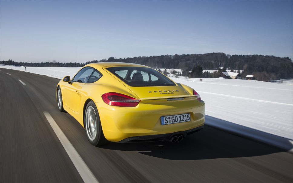 2014 Porsche Cayman Rear View