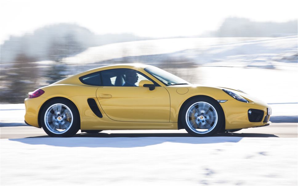 2014 Porsche Cayman Side View