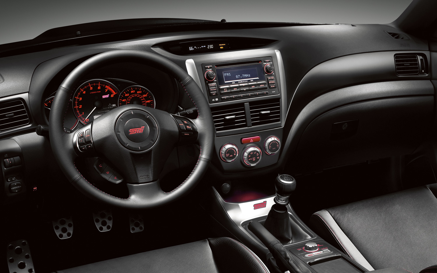 2015 Subaru WRX Interior View