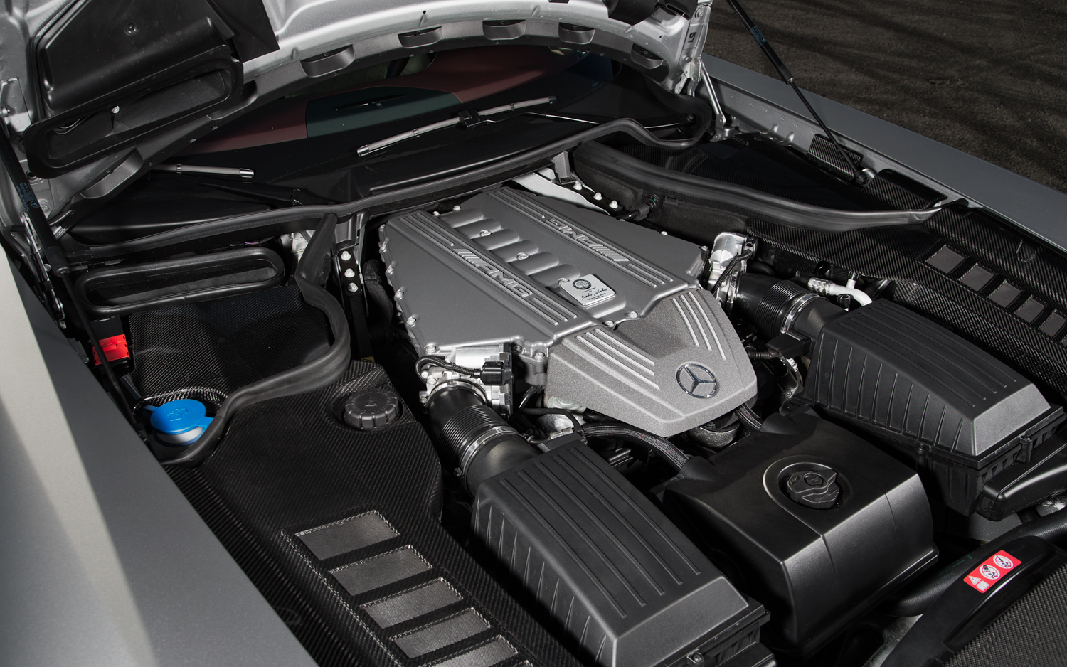 2013 Mercedes-Benz SLS AMG GT Engine View