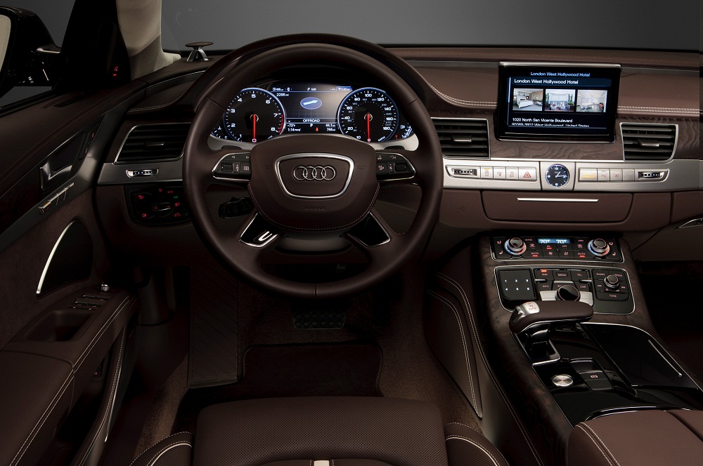 2014 Audi A8 L TDI Dashboard Interior View
