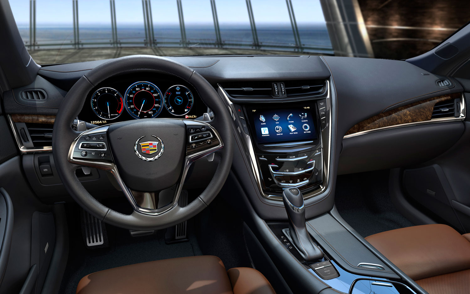 2014 Cadillac ATS-V Interior View