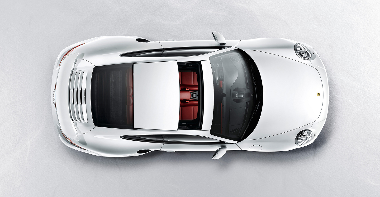 2014 Porsche 911 Turbo S Top View