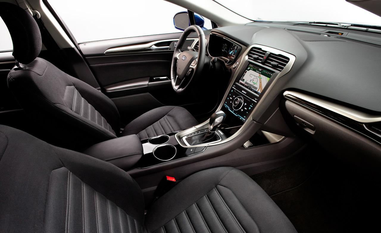 2014 Ford Fusion Hybrid Interior Dashboard Angle