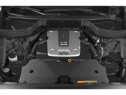 2014 Infiniti QX70 Car Engine View