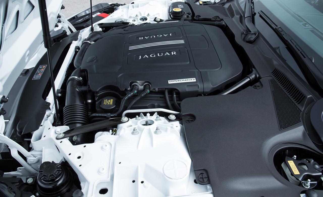 2014 Jaguar F-Type Engine View