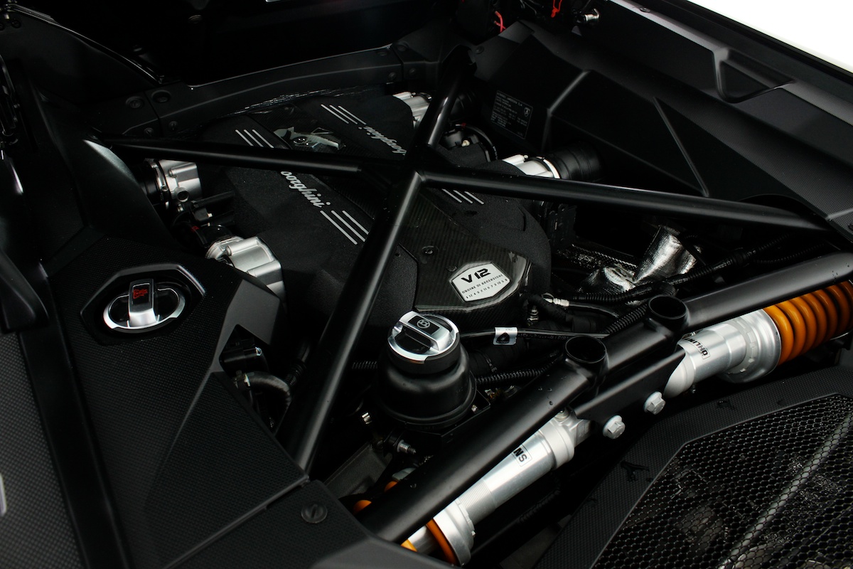 2014 Lamborghini Aventador Engine View