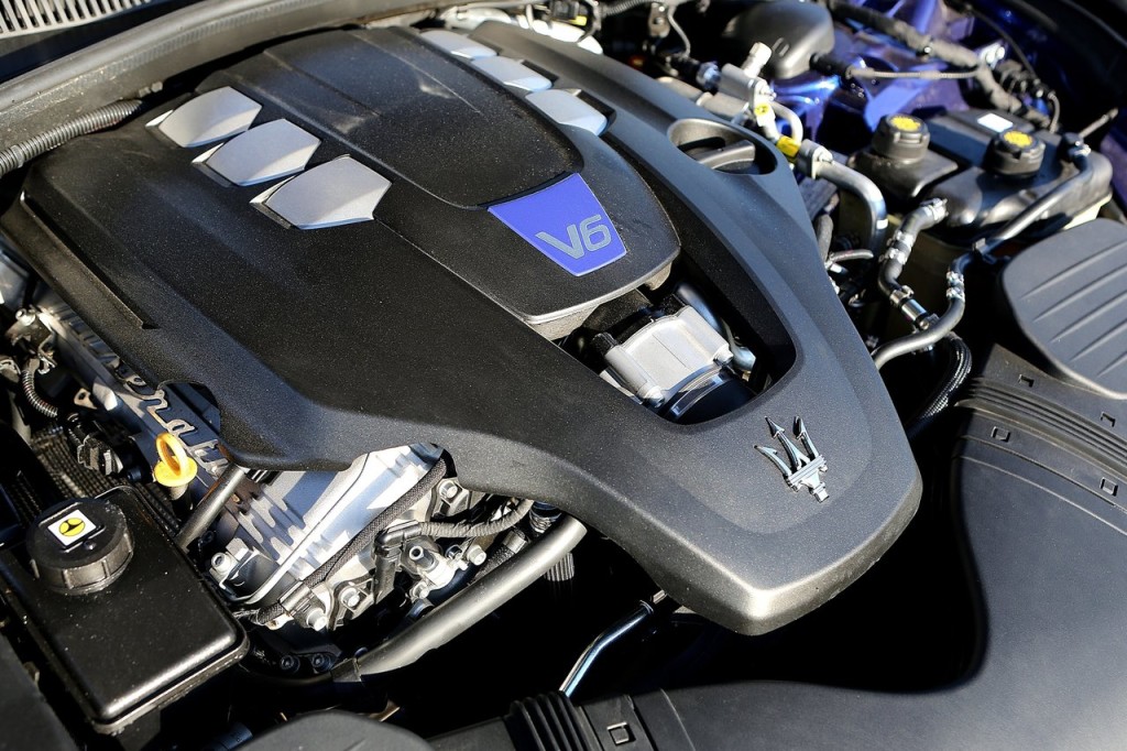 2014 Maserati Ghibli Engine View