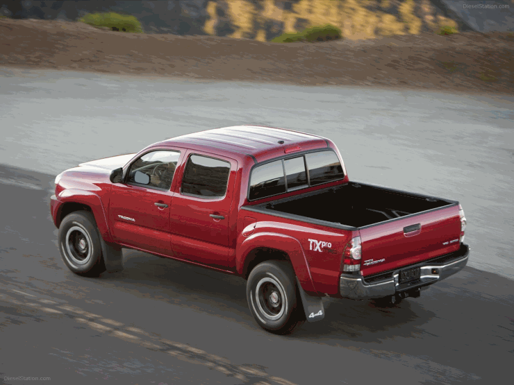 2014 Toyota Tacoma Top View