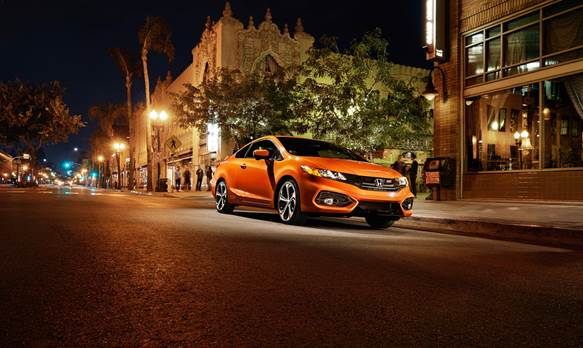 You drive down the road in the 2014 Honda Civic coupe and it feels like a whole new car.