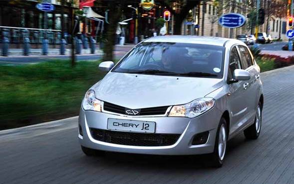 Chery J2 1,5 TX – the front