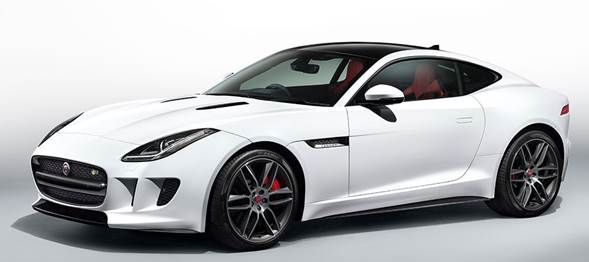 Jaguar F-Type R Coupé from the side